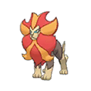 Pyroar w grze Ultra Sun / Ultra Moon