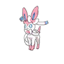 Sylveon w grze Ultra Sun / Ultra Moon