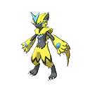 Zeraora w grze Ultra Sun / Ultra Moon