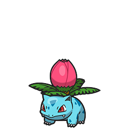 Ivysaur w grze Pokemon Brilliant Diamond