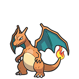Charizard w grze Pokemon Brilliant Diamond