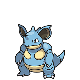 Nidoqueen w grze Pokemon Brilliant Diamond