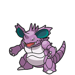 Nidoking w grze Pokemon Brilliant Diamond