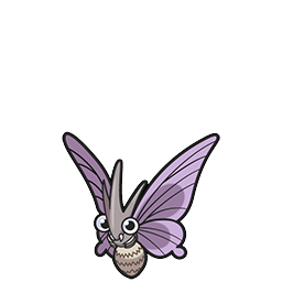 Venomoth w grze Pokemon Brilliant Diamond