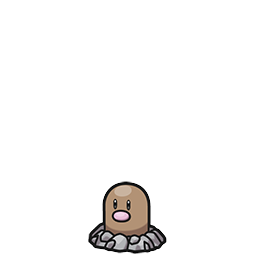 Diglett w grze Pokemon Brilliant Diamond