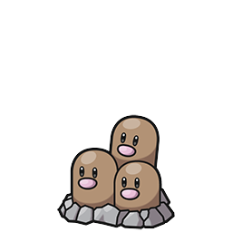 Dugtrio w grze Pokemon Brilliant Diamond