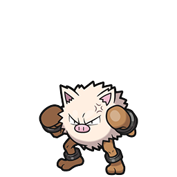 Primeape w grze Pokemon Brilliant Diamond