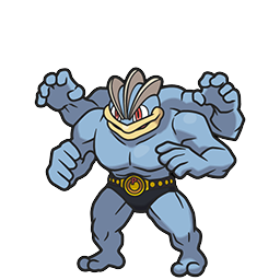 Machamp w grze Pokemon Brilliant Diamond