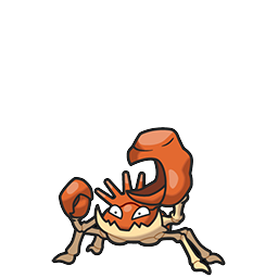 Kingler w grze Pokemon Brilliant Diamond