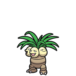 Exeggutor w grze Brilliant Diamond / Shining Pearl