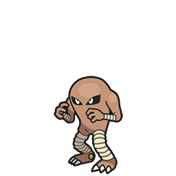 Hitmonlee w grze Brilliant Diamond / Shining Pearl