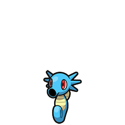 Horsea w grze Brilliant Diamond / Shining Pearl