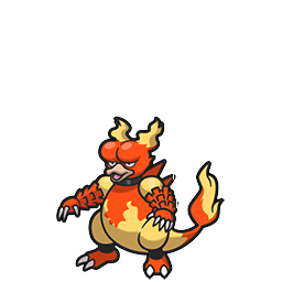 Magmar w grze Brilliant Diamond / Shining Pearl