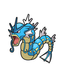 Gyarados w grze Brilliant Diamond / Shining Pearl