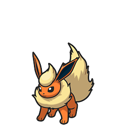 Flareon w grze Brilliant Diamond / Shining Pearl
