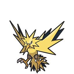 Zapdos w grze Brilliant Diamond / Shining Pearl