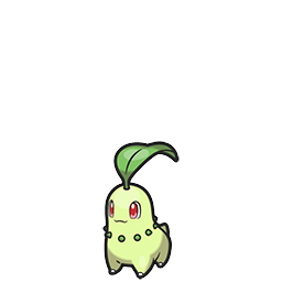 Chikorita w grze Brilliant Diamond / Shining Pearl