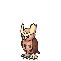 Noctowl w grze Brilliant Diamond / Shining Pearl