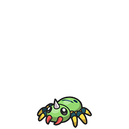 Spinarak w grze Brilliant Diamond / Shining Pearl