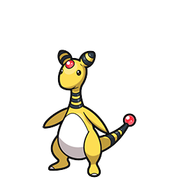 Ampharos w grze Brilliant Diamond / Shining Pearl