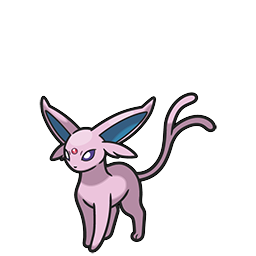 Espeon w grze Brilliant Diamond / Shining Pearl