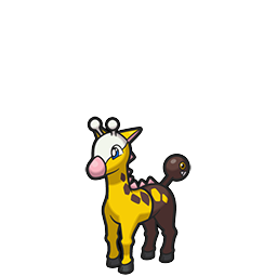 Girafarig w grze Brilliant Diamond / Shining Pearl
