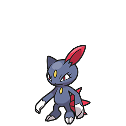Sneasel w grze Brilliant Diamond / Shining Pearl