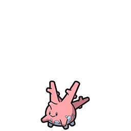 Corsola w grze Brilliant Diamond / Shining Pearl