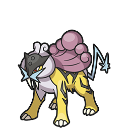 Raikou w grze Brilliant Diamond / Shining Pearl