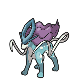 Suicune w grze Brilliant Diamond / Shining Pearl
