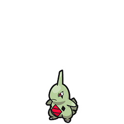 Larvitar w grze Brilliant Diamond / Shining Pearl