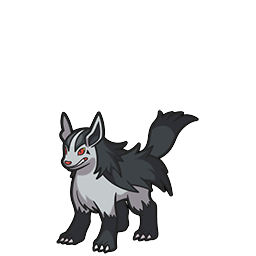 Mightyena w grze Brilliant Diamond / Shining Pearl