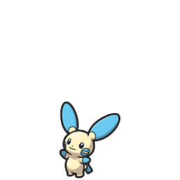 Minun w grze Brilliant Diamond / Shining Pearl