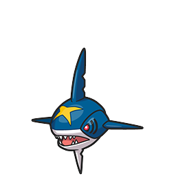 Sharpedo w grze Brilliant Diamond / Shining Pearl
