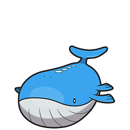 Wailord w grze Brilliant Diamond / Shining Pearl