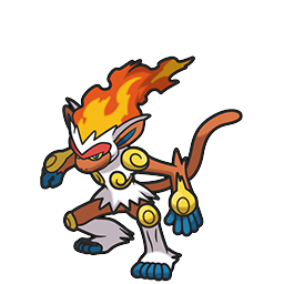 Infernape w grze Brilliant Diamond / Shining Pearl