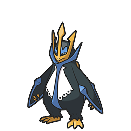Empoleon w grze Brilliant Diamond / Shining Pearl