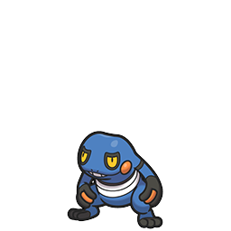 Croagunk w grze Brilliant Diamond / Shining Pearl