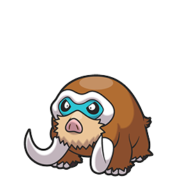 Mamoswine w grze Brilliant Diamond / Shining Pearl