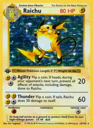 Raichu, Base