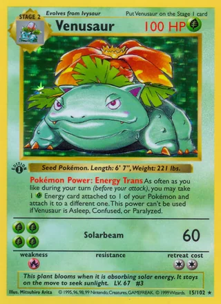 Venusaur, Base