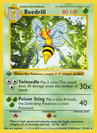 Beedrill, Base