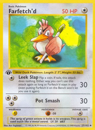 Farfetch'd, Base