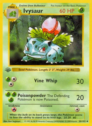 Ivysaur, Base