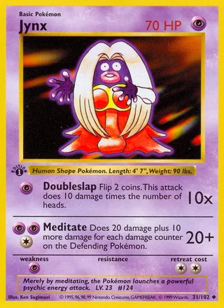 Jynx, Base