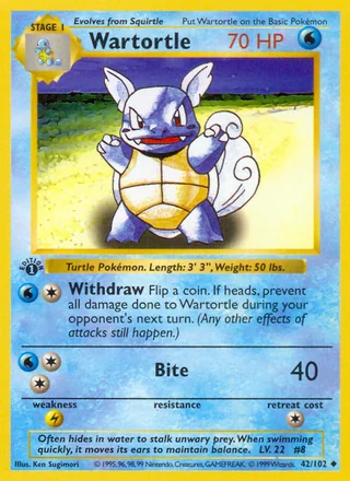 Wartortle, Base