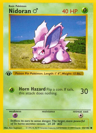 Nidoran ♂, Base