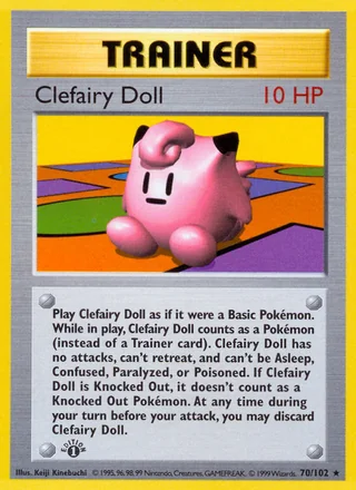 Clefairy Doll, Base