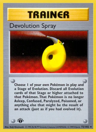 Devolution Spray, Base