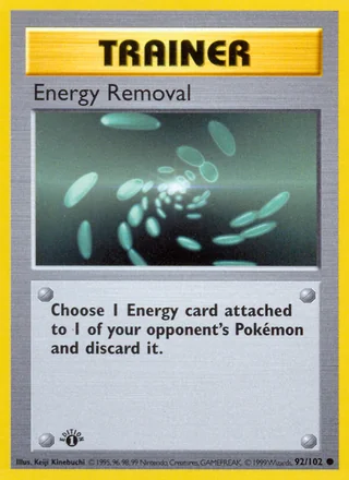 Energy Removal, Base